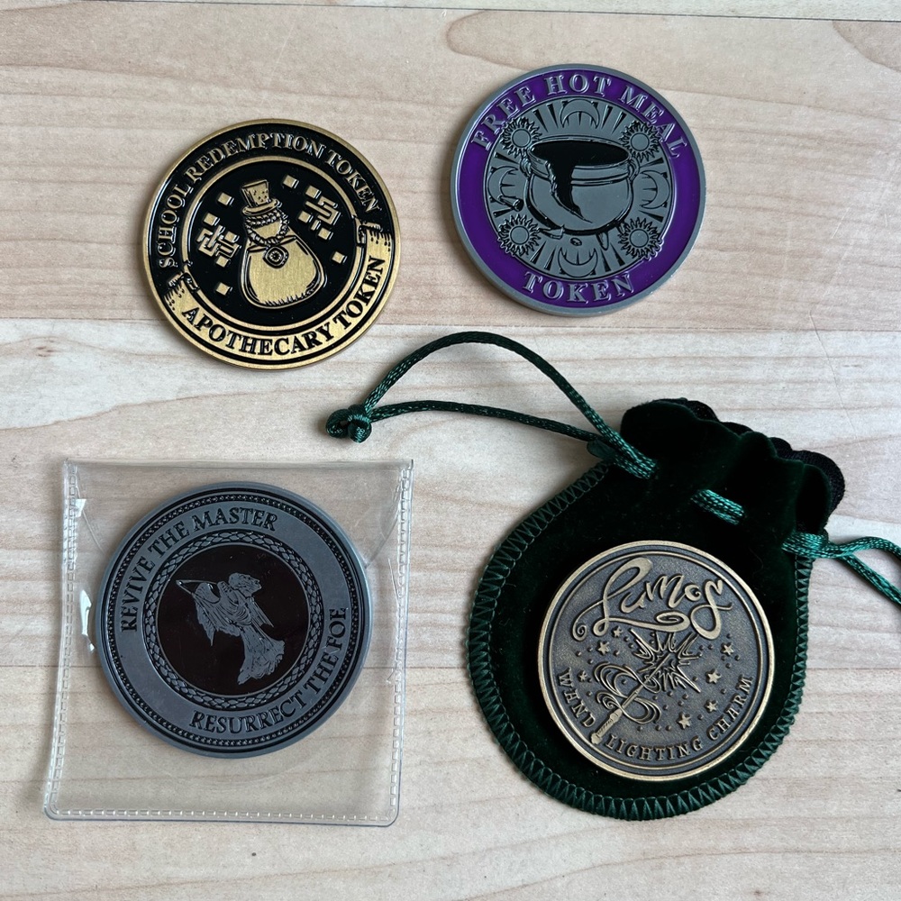 Geek Gear and LitJoy Harry Potter Coin Lot